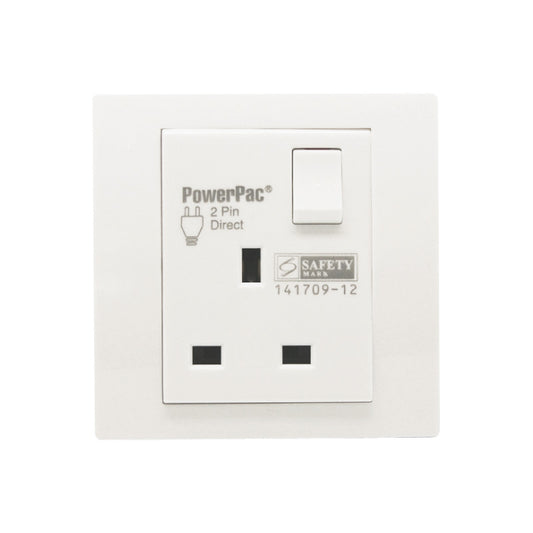 13A 1Gang Switched Socket / Wall Socket with 2 Year Local Warranty (PP1011)