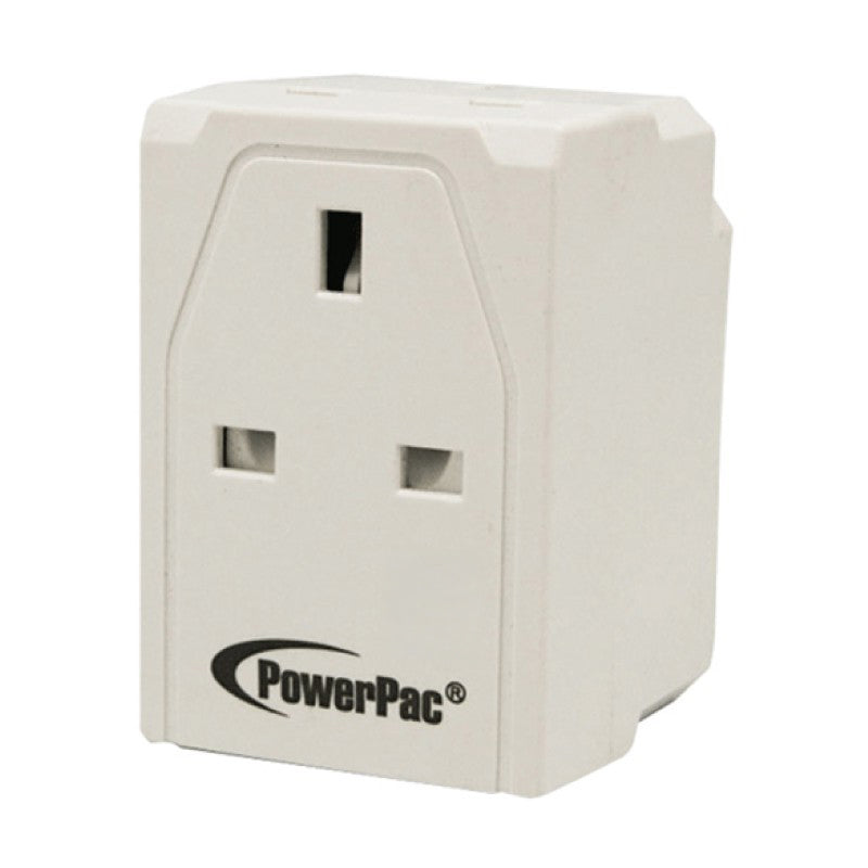 PowerPac Adapter with 3-Pin Plug – 3-Way 3-Pin Sockets, PP144