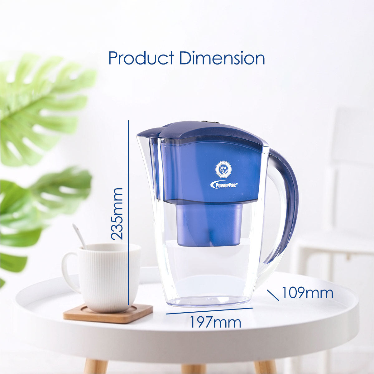 Water Filter Pitcher, Water Purifier Filter (PP1518)