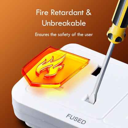 Multi Plug Extension Adapter with 3 Way, Power Extension Socket Adaptor (PP277)