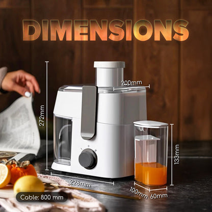 Juice Extractor with 2 Speed Stainless Steel Blades (PP3402)