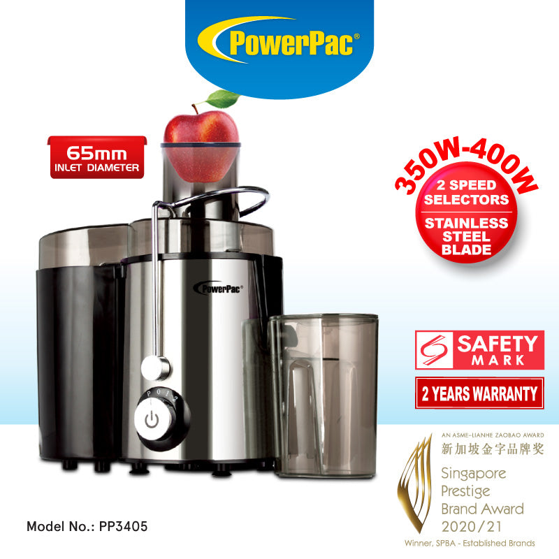 Juice Extractor with 2 Speed Selector and Stainless Steel Blades (PP3405)