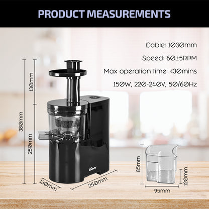 Juice Extractor, Slow Juicer, Cold Press Juicer (PP3407)