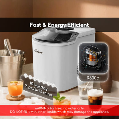 ICE Maker household mini round ice making machine timed ice making machine automatic cleaning (PP3508)