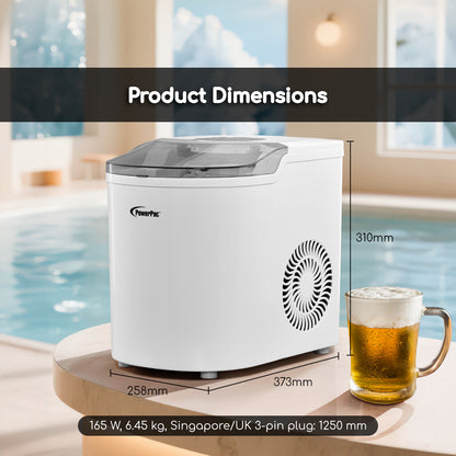 ICE Maker household mini round ice making machine timed ice making machine automatic cleaning (PP3508)