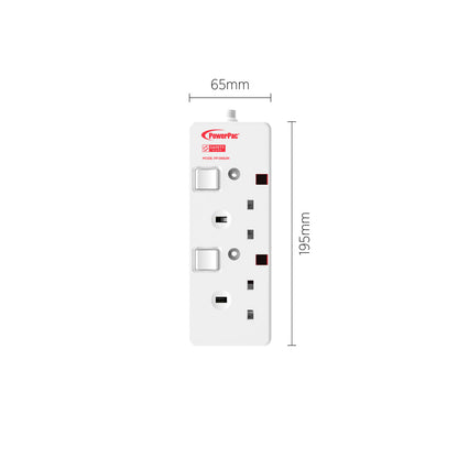 Extension Cord, Extension Socket, Power Cord 3 Metre 2 way (PP3882N)
