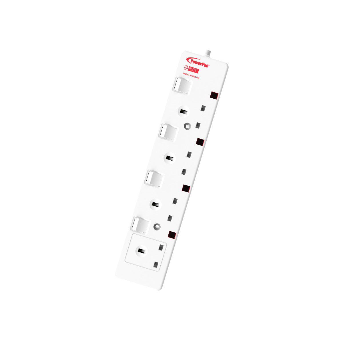 PowerPac Extension Cord, Extension Socket, Power Cord, Power Extension 3 Metre 4 way (PP3884N)