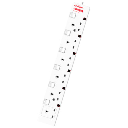 Extension Socket Extension Cord, Power Cord, Power Extension 6 way 3 meter (PP3886N)