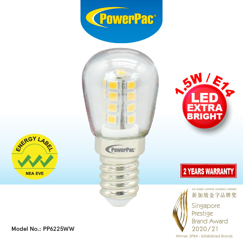 LED Bulb, Pygmy Bulb 1.5W E14 Warm White (PP6225WW)