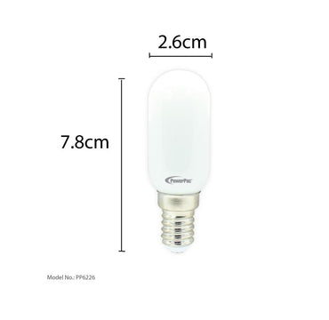 2 Pieces x PowerPac 5W E14 LED Bulb Warm White (PP6226/PP6226WW) - PowerPacSG