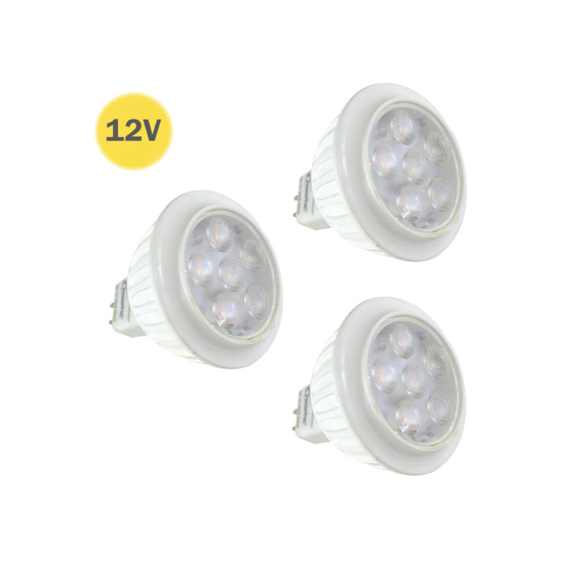 3x Halogen Bulb, LED Bulb 5W MR16 LED Warm White (PP6316WW)