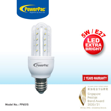 LED Bulb, LED Light 5W E27 Daylight (PP6515)