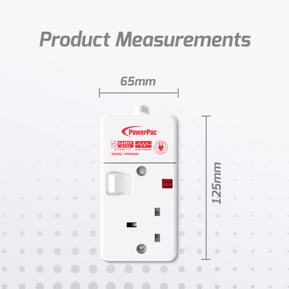 Extension Socket Extension Cord, Power Cord, Power Extension 1 way 6 meter (PP6881N)