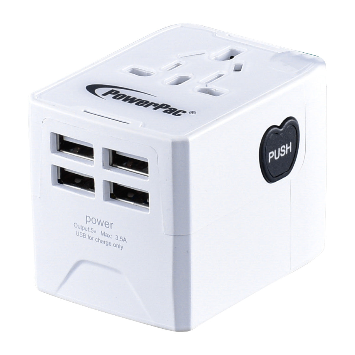 Multi Travel Adapter With 4 USB Charger (PP7981)