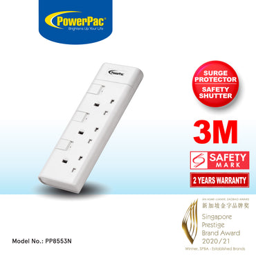 Extension Cord, Extension Socket, Power Cord, Power Extension 3 Meter (PP8553N)
