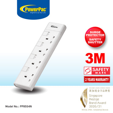 Extension Cord, Extension Socket, Power Cord, Power Extension 3 Meter (PP8554N)