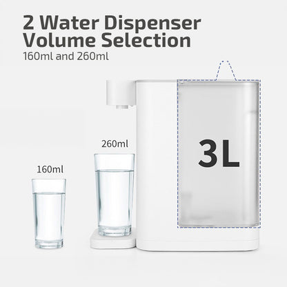 3L Instant Water Dispenser Hot & Room Temperature, 5 Temperature, Safety Lock, Water Purifier, Water Filters(PPA70/2)