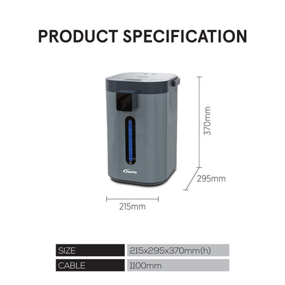 5L Electric Airpot 11 Temperature, Instant Hot Water Dispenser (PPA80/5)