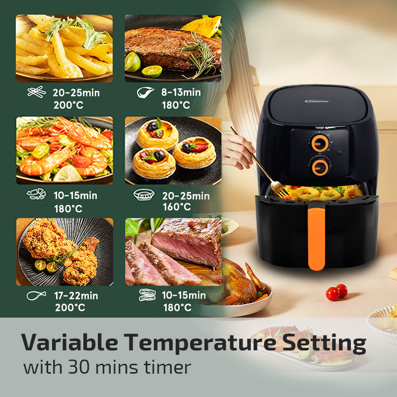 Air fryer 4.5L with Hot Air Flow System (PPAF308)