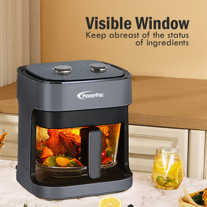 Air Fryer 4.8L with Tempered Glass Basket (PPAF345)