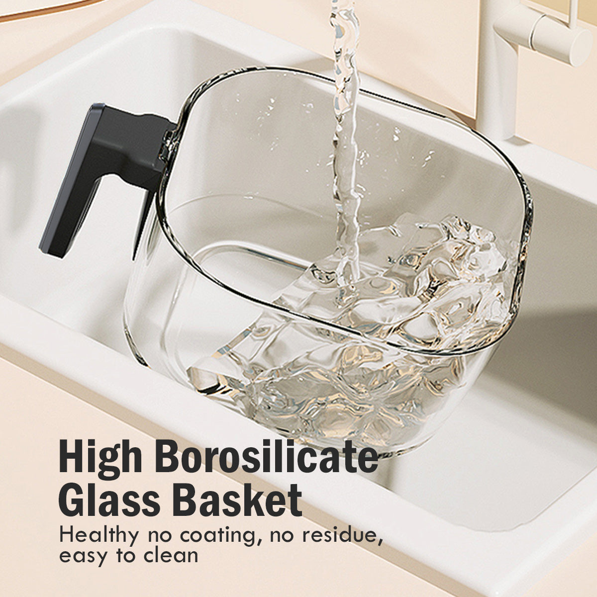 Air Fryer 4.8L with Tempered Glass Basket (PPAF345)