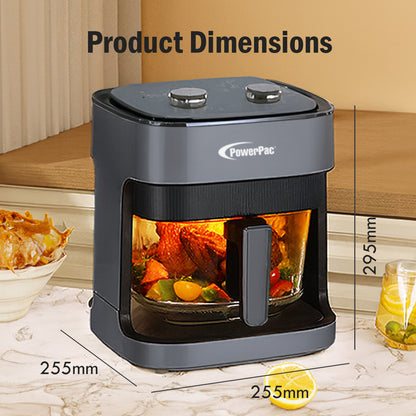 Air Fryer 4.8L with Tempered Glass Basket (PPAF345)