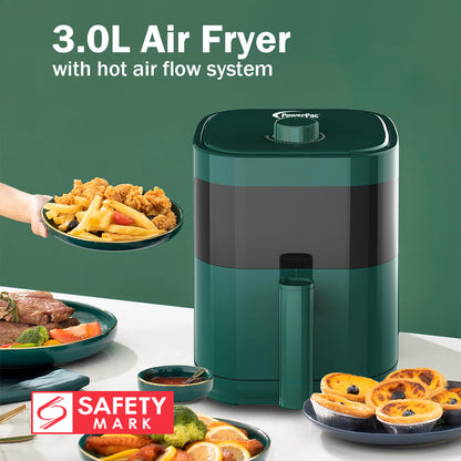 Air Fryer 3.0L with Large Window, Mini Air Fryer, Air Fryer for Reheating (PPAF636A)