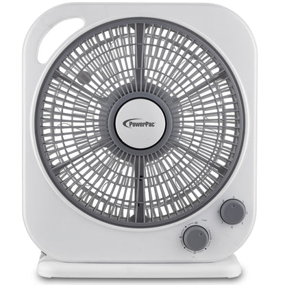 Desk Fan 10" Electric Box Table Fan with Timer (PPBF20)