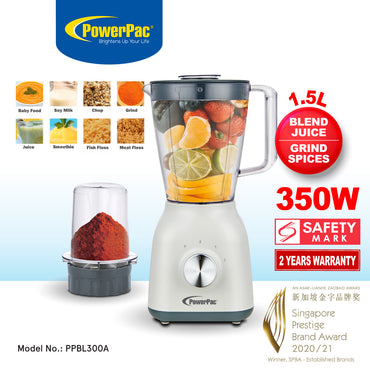 2 IN 1 Multi-functional Blender For Grinding & Blending (PPBL300A)