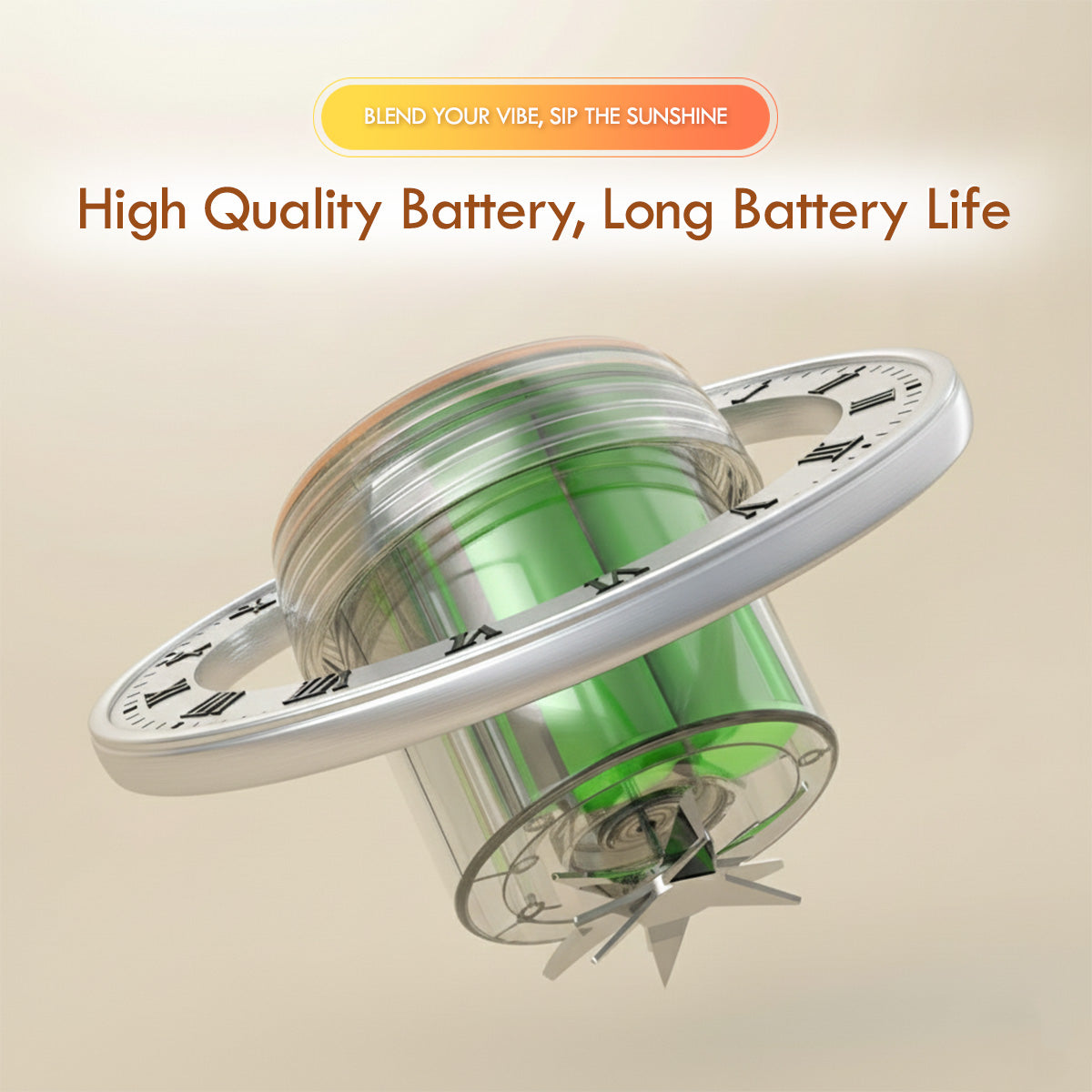 USB Portable Juice Blender, Travel Cup Blender, Smoothie Fruit Juicer, 500ml (PPBL333)NB