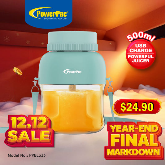 USB Portable Juice Blender, Travel Cup Blender, Smoothie Fruit Juicer, 500ml (PPBL333)TB