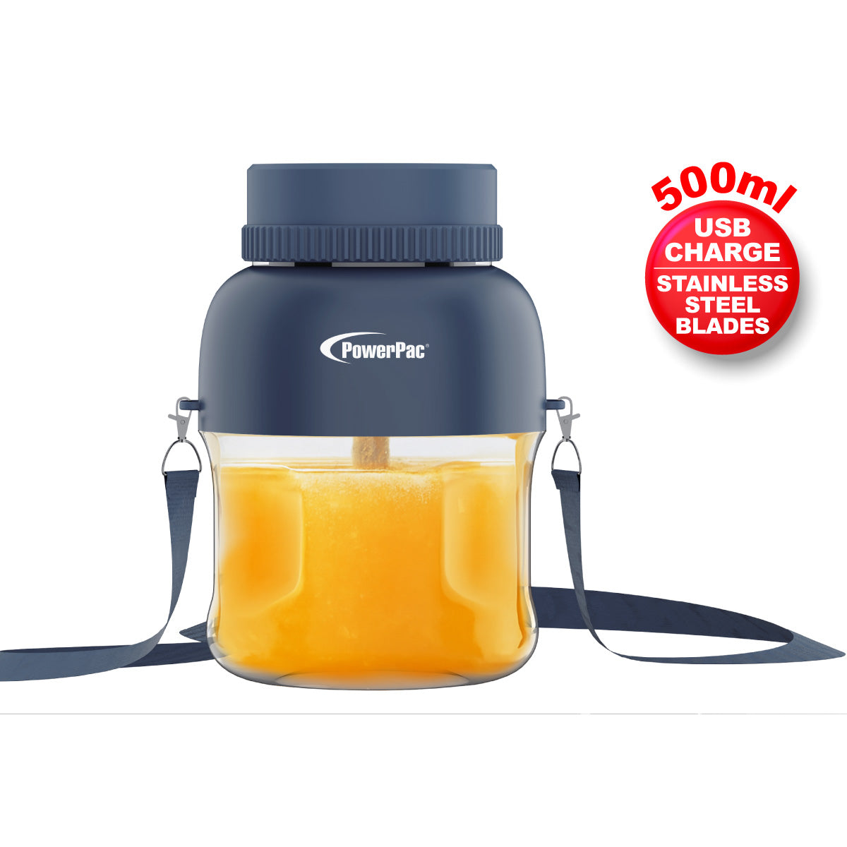 USB Portable Juice Blender, Travel Cup Blender, Smoothie Fruit Juicer, 500ml (PPBL333)NB
