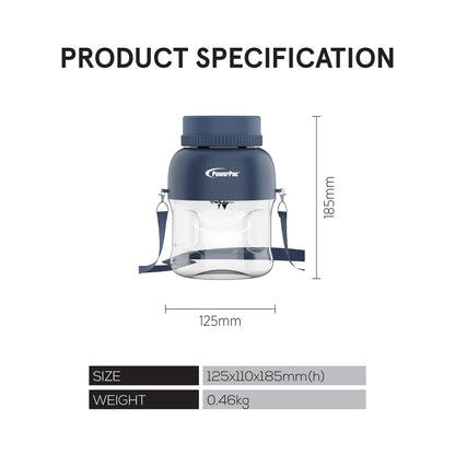 USB Portable Juice Blender, Travel Cup Blender, Smoothie Fruit Juicer, 500ml (PPBL333)NB