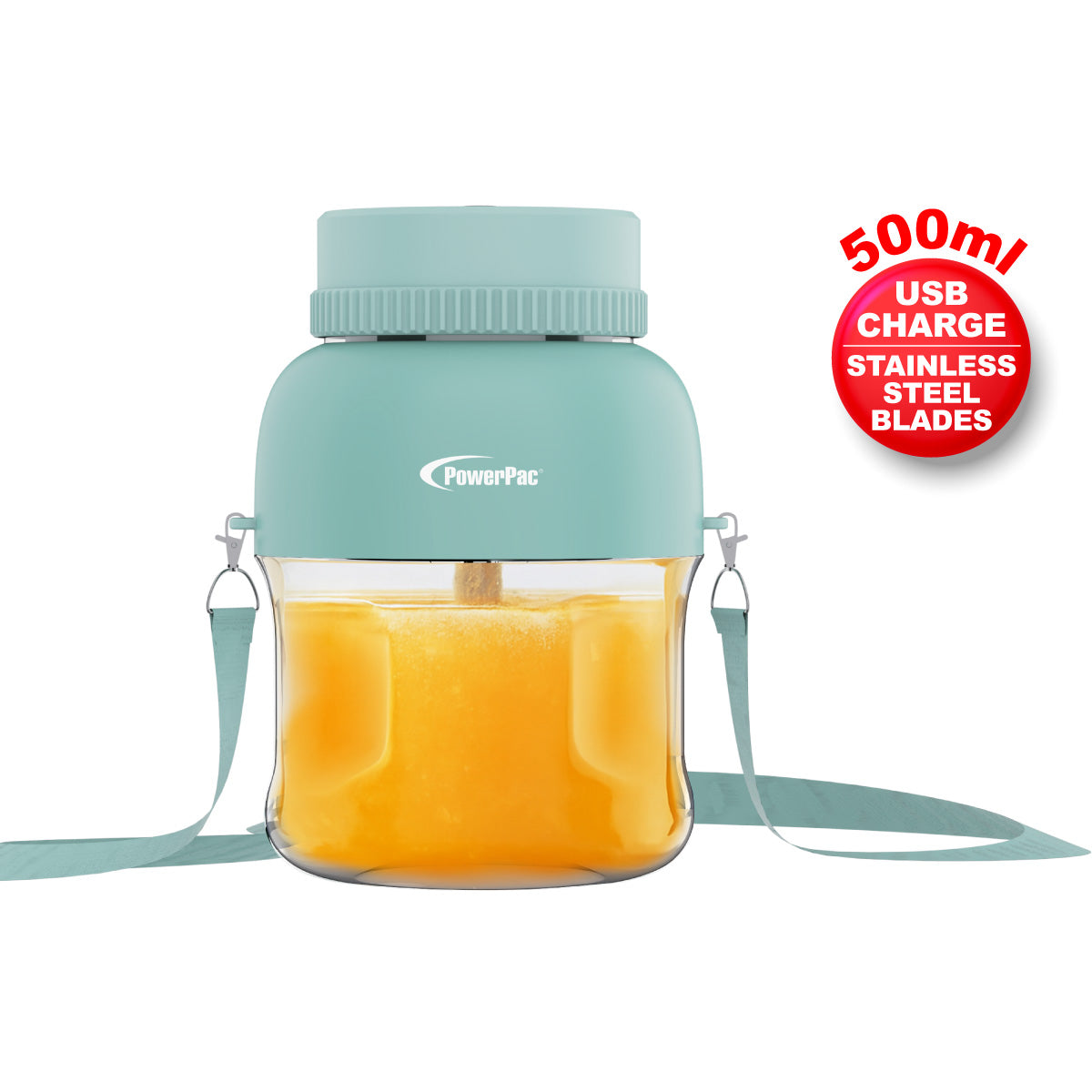 USB Portable Juice Blender, Travel Cup Blender, Smoothie Fruit Juicer, 500ml (PPBL333)TB