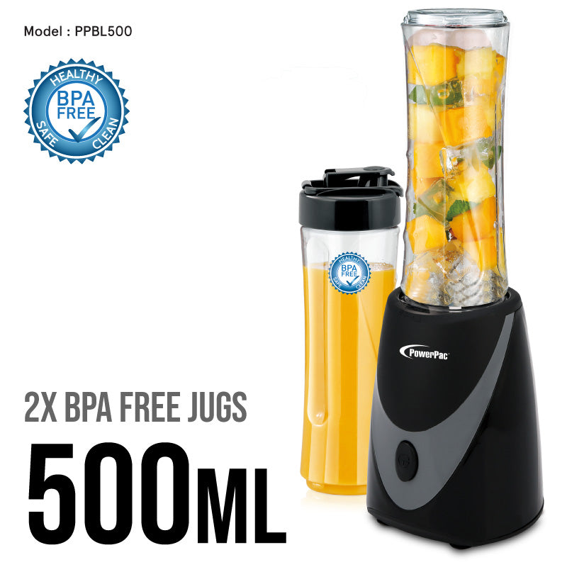 Personal Juice Blender with 2X BPA Free Jugs (PPBL500)