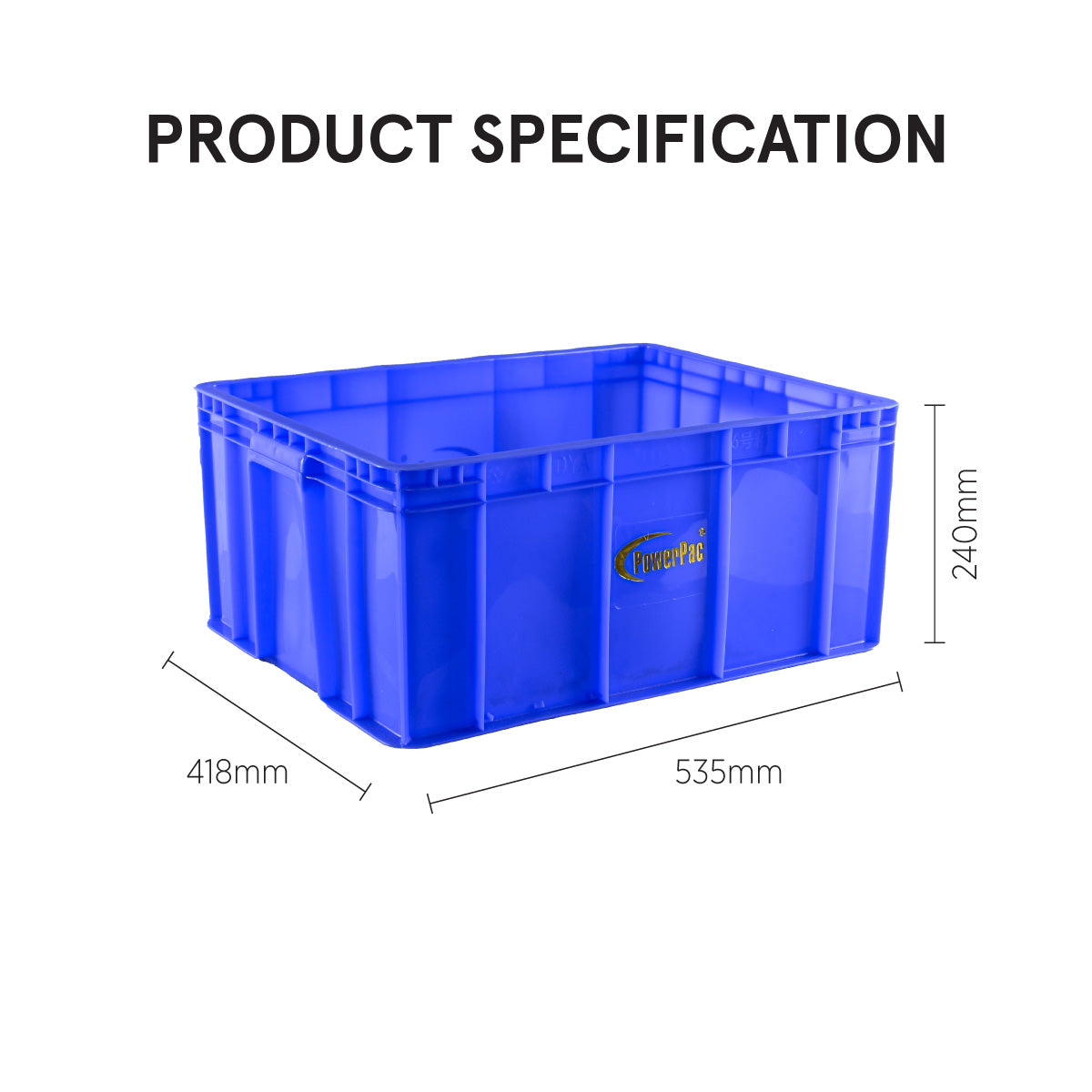 Storage Box Heavy Duty Stackable (PPBOX)