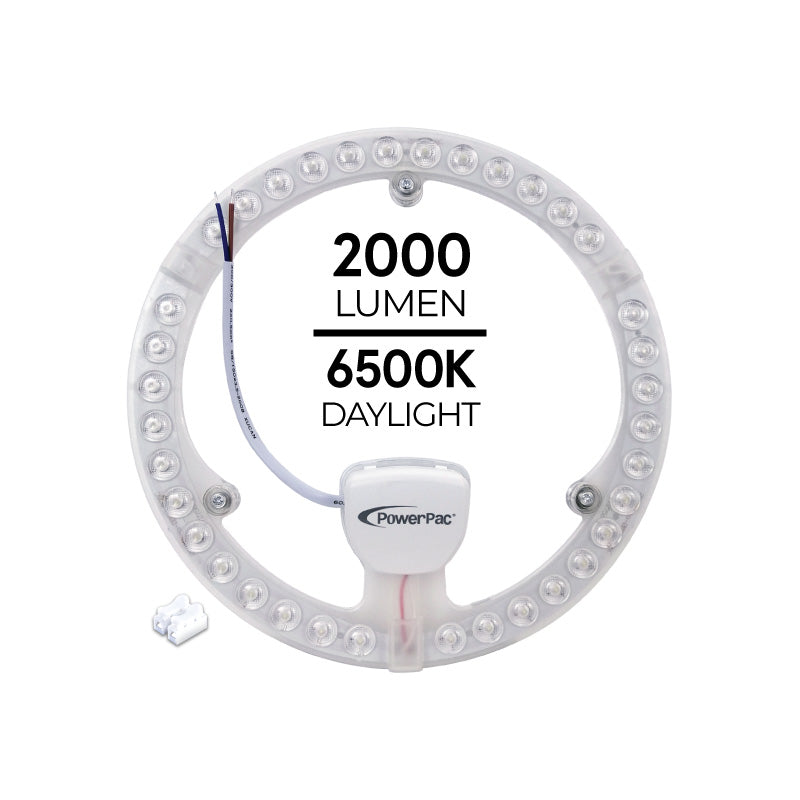 PowerPac LED Ceiling Lamp, Round Light, Circular Tube 24 Watts Day light (PPC240)