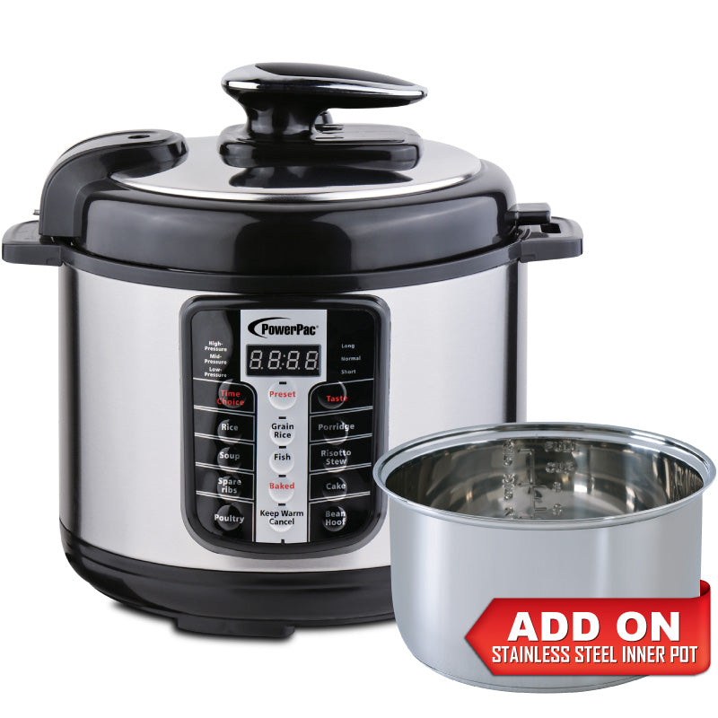 Pressure Cooker Electric With Stainless Steel Pot 4L (PPC411+SSPOT)