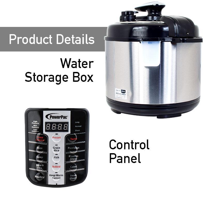 5L Electric Pressure Cooker 5.0L (PPC511) - PowerPacSG