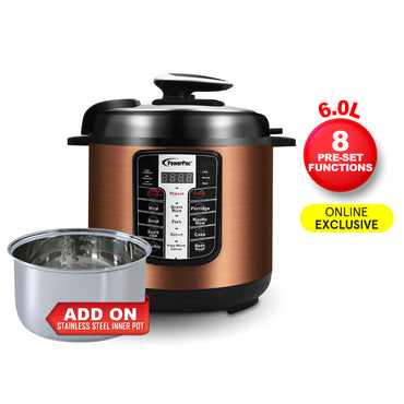 6L Electric Pressure Cooker 6.0L (PPC611+SSPOT)