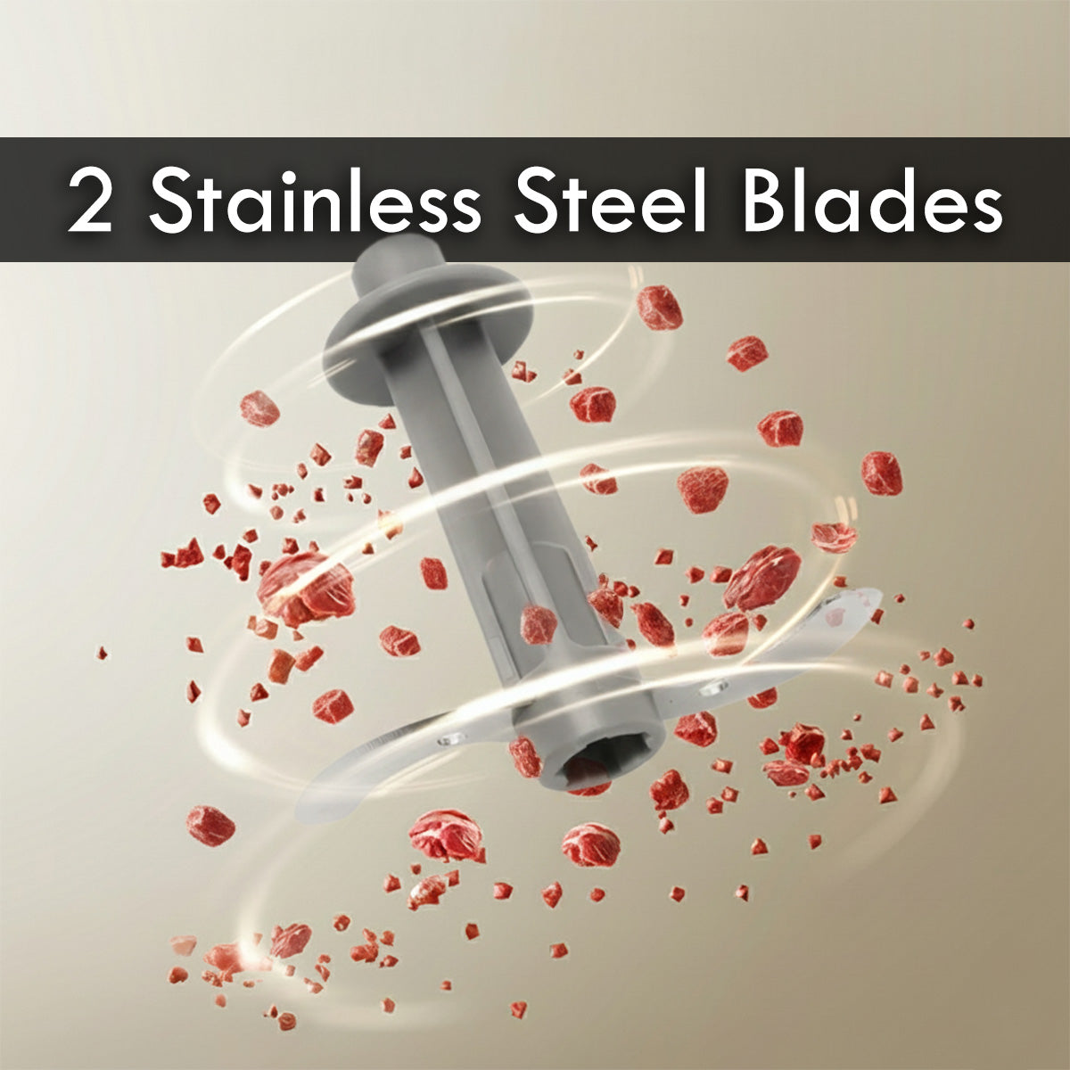 Electric Food Chopper, Food Preparation with Safety Lock Switch (PPCP613)