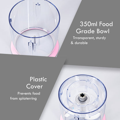 Electric Food Chopper, Food Preparation with Safety Lock Switch (PPCP613)