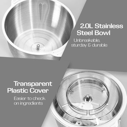 Food Chopper 2.0L with Safety Lock Switch (PPCP713)