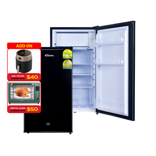 Bar Fridge 105L with Lock (PPF105 Black)