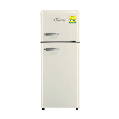 114L 2-Door Retro Fridge Mini Fridge (PPF118) - PowerPacSG