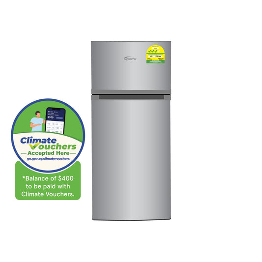 135L 2 Door Mini Bar Fridge with Freezer (PPF136)