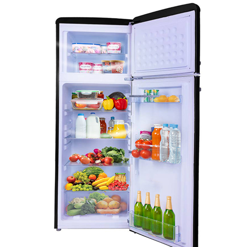 255L 2-Door Retro Fridge Mini Fridge (PPF260) - PowerPacSG