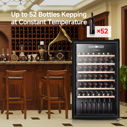 Wine Chiller With Compressor 52 Bottles (PPF52)