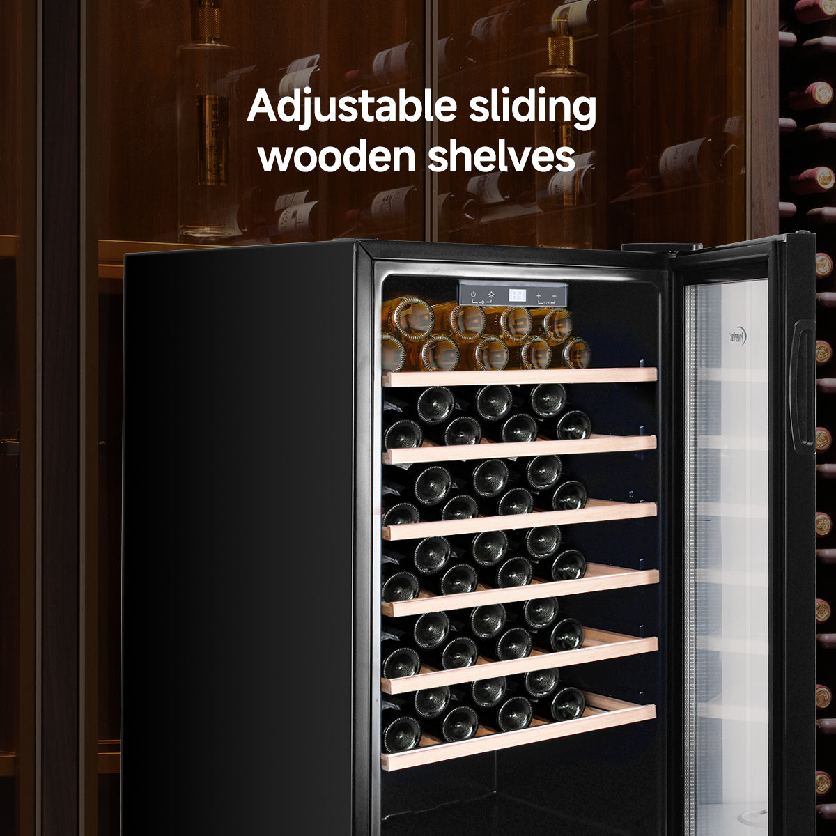 Wine Chiller With Compressor 52 Bottles (PPF52)