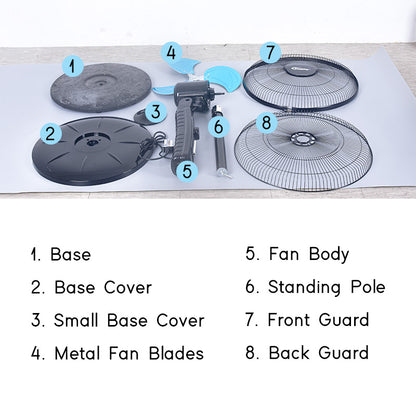 Stand Fan 18" Electric with Metal Blade (PPFS818)